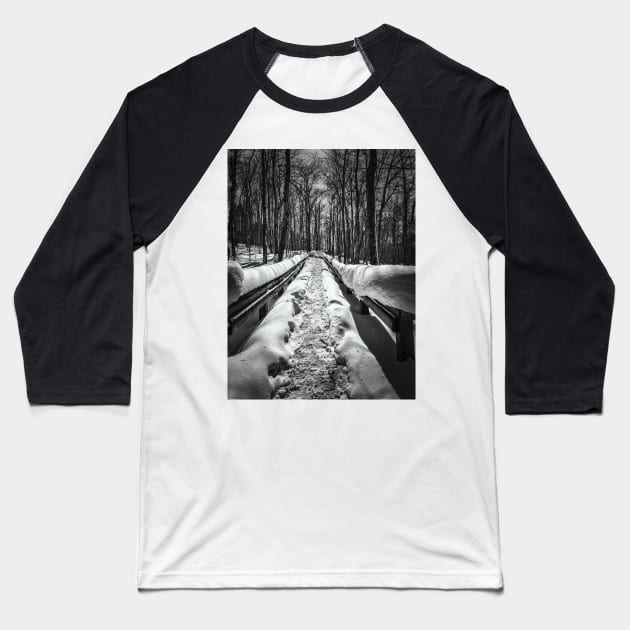 Short Hikes Well Traveled Baseball T-Shirt by Isla Creek Casuals